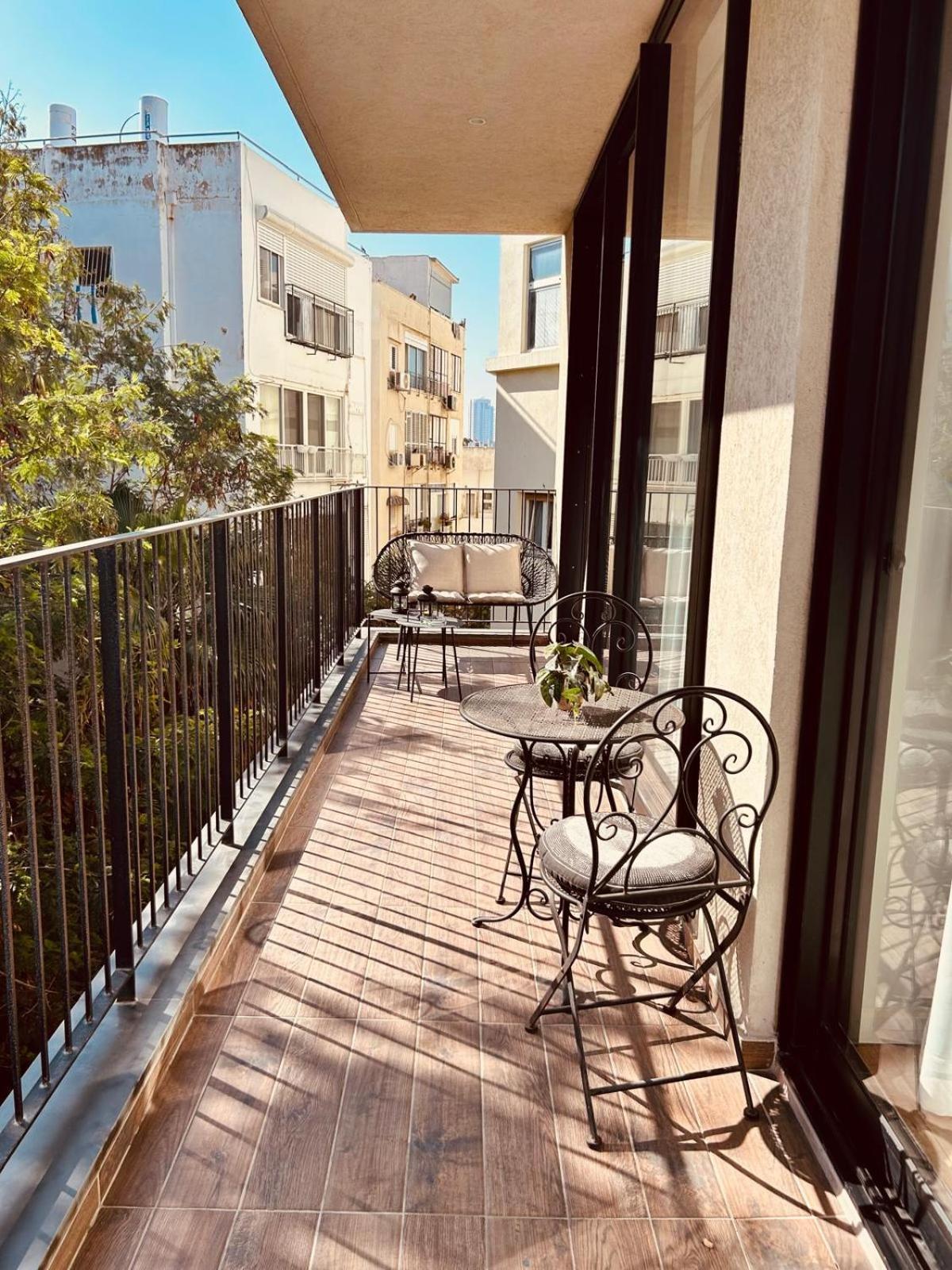 Tel-Aviv Center, Near The Beach, Terrace, 2 People Extérieur photo